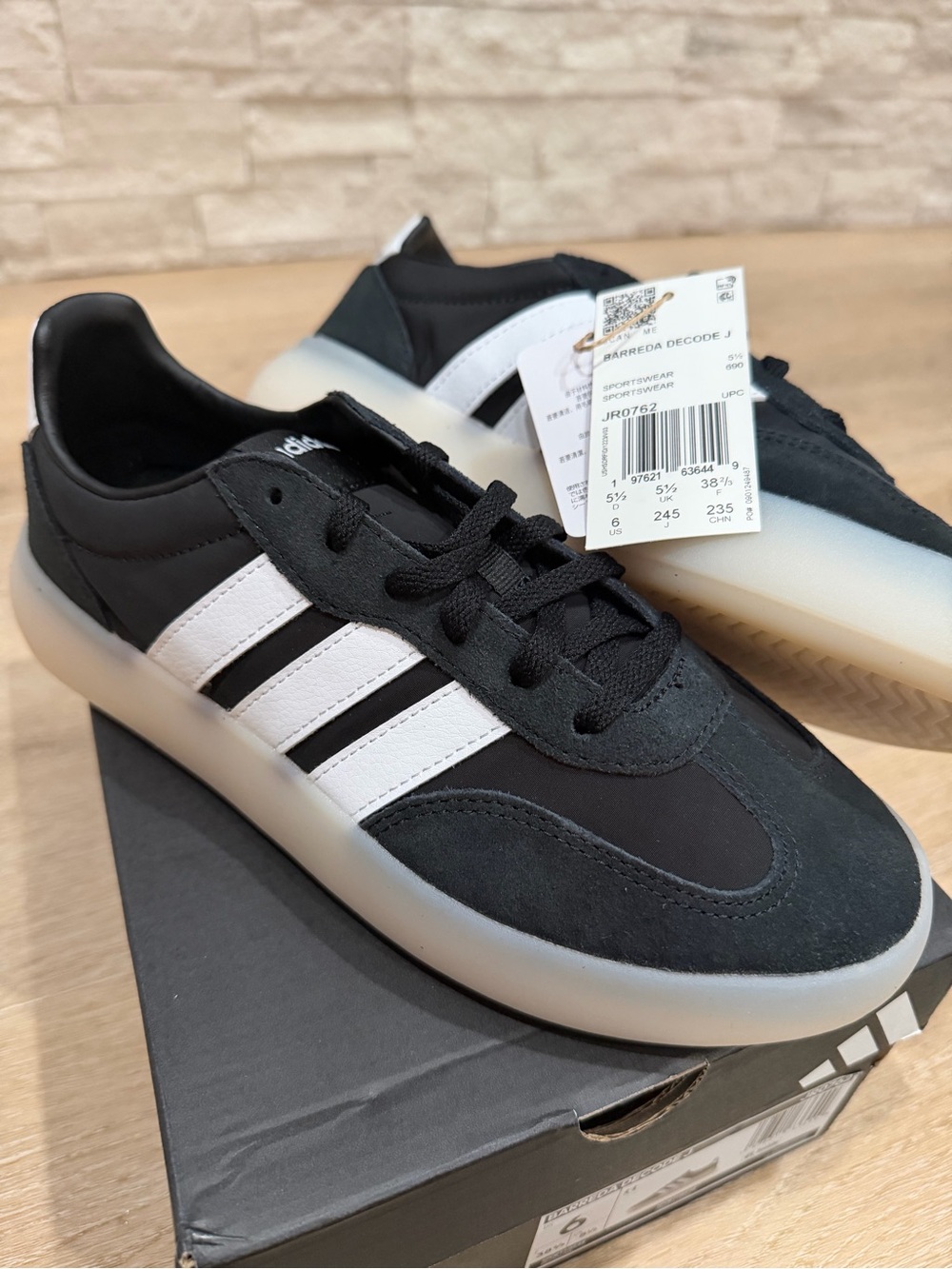 adidas women’s  Black & White Low-Profile Casual Sneakers